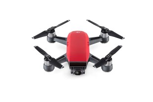 Dji spark quadcopter fly more combo Lava red