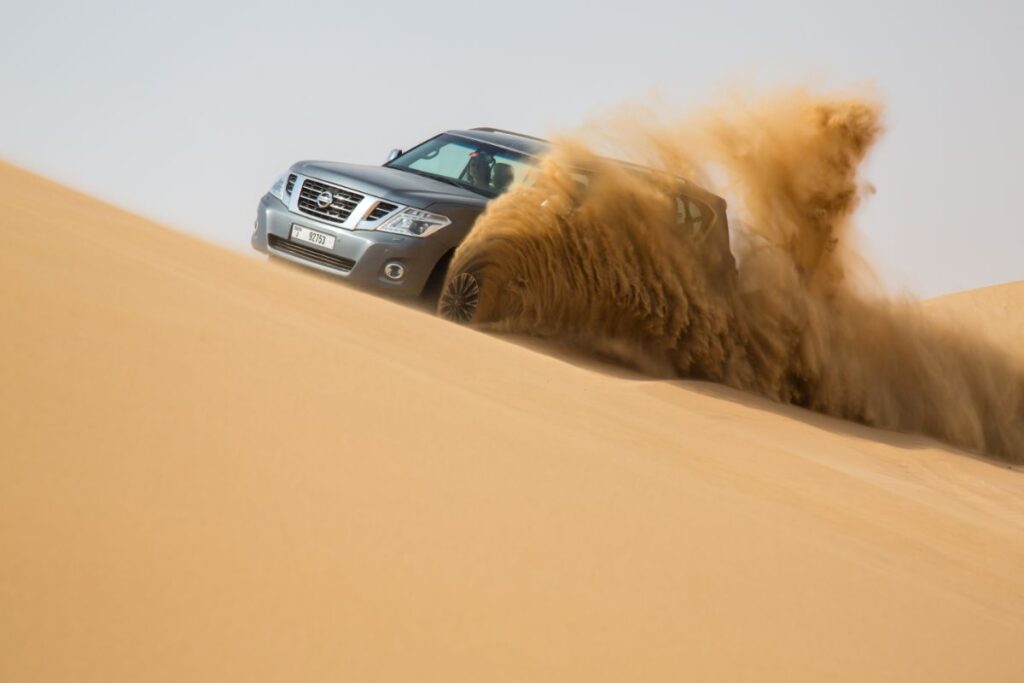 Desert dune bashing