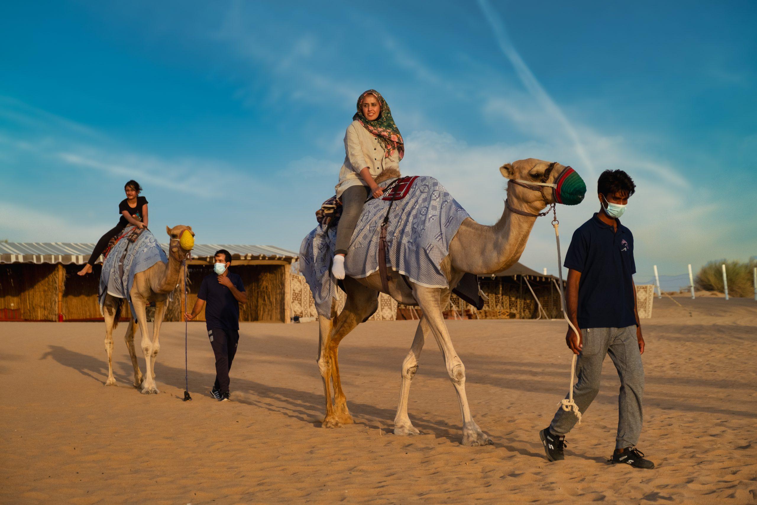 camel ride.